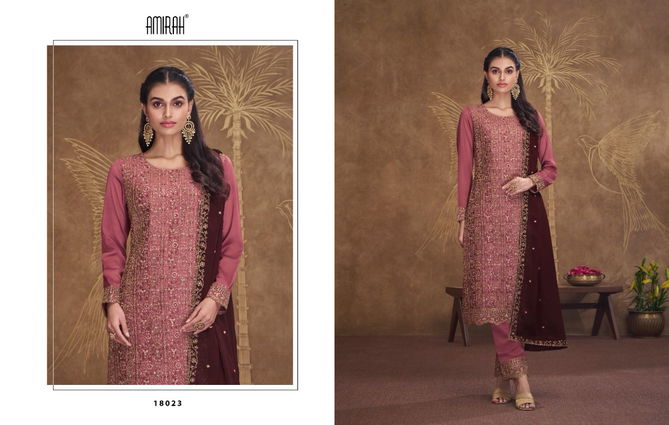 Elaina Vol 2 By Amirah Silk Embroidered Wedding Wear Salwar Kameez Wholesale Price In Surat
